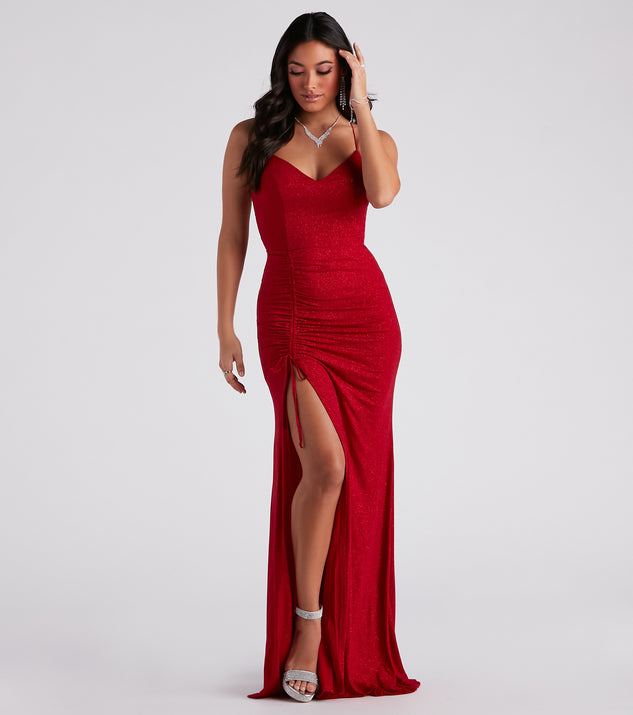 red windsor dress